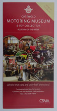 COTSWOLD MOTORING MUSEUM & TOY COLLECTION Information Leaflet 2015. TV's BRUM.