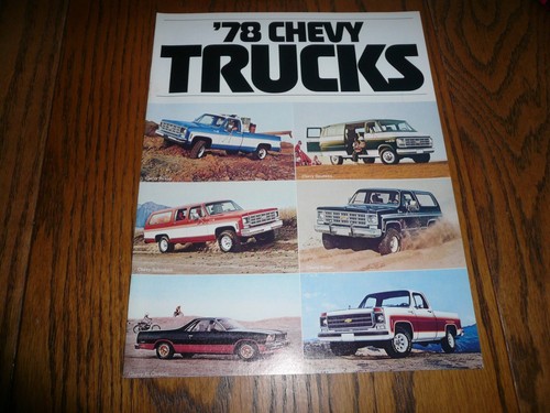 1978 chevrolet trucks - chevrolet,