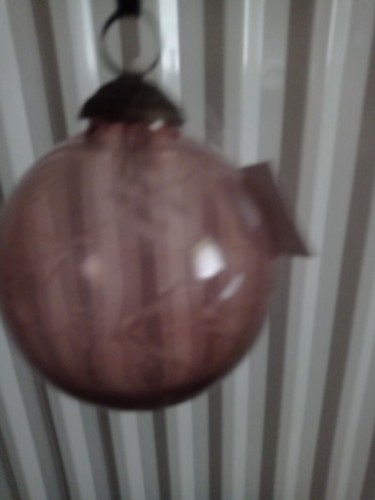 Large vintage glass bauble - large,