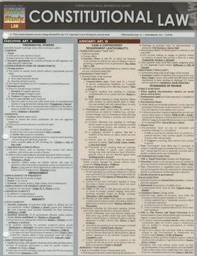 Constitutional law quick - constitutional, (quick