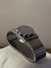 Watch Style SOS Talisman - Stainless Steel 12mm Expandable Strap Ladies No Box