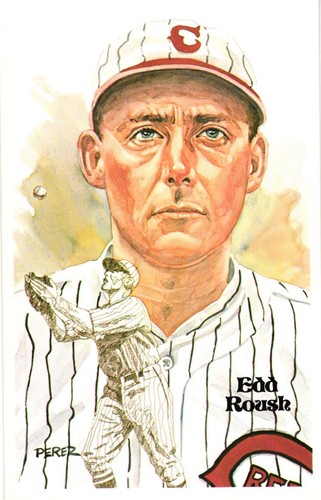 Postcard edd roush - postcard,