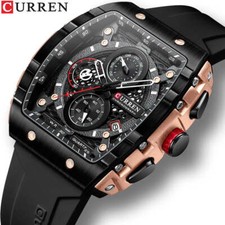 Men Square Quartz Wristwatch