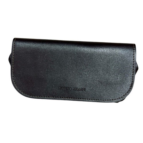 Giorgio armani black leather - armani,