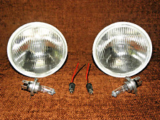 Classic Halogen Headlamp Conversion set 5 3/4 inch H4 Domed lens pilot upgrade