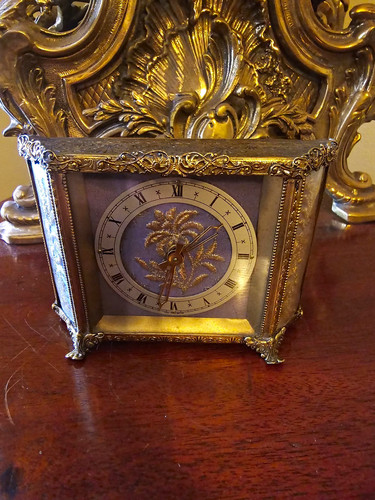 Antique carved brass and - antique,