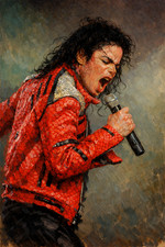Michael Jackson Thriller Red