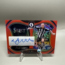 2024-25 Panini Select Premier League Pitchside Red #PS-NB Nicky Butt Auto KM010