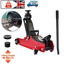 2.5 Ton Heavy Duty Low Profile Trolley Jack Garage Ultra Low High Lift Car Van