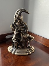 Victorian Era Brass Punch Door Stop