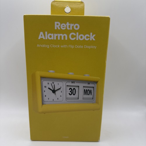 Retro analog alarm clock flip - retro,