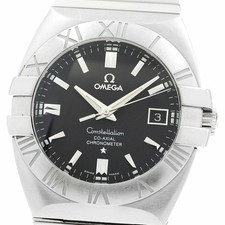 OMEGA WATCH 1501.51 CONSTELLATION DOUBLE EAGLE DATE AUTOMATIC BLACK DIAL MEN'S