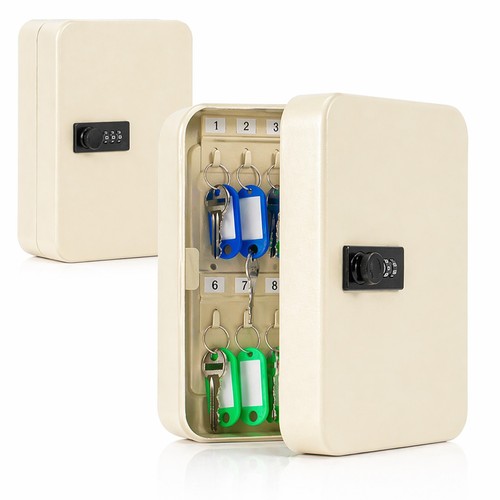 Wall mounted key cabinet with - key,