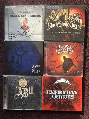 Job lot rock cds - job, x6