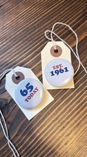 65 TODAY BIRTHDAY BADGE SET