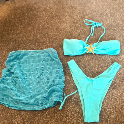 Women blue piece - women's, 3