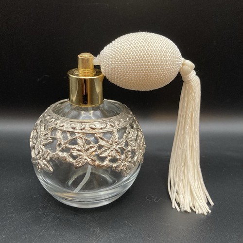 Vintage glass perfume atomiser - perfume,