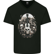Guitar Skull Heavy Metal Rock
