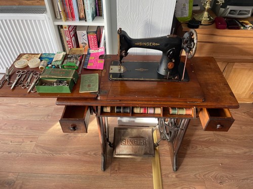 Singer sewing machine with - sewing,