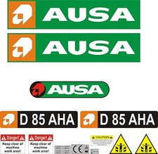 Ausa D85 AHA Dumper Decal Set.