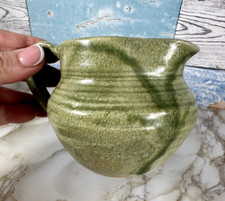 Loch Tay Studio Pottery  - Andy Burt - Green Jug - 7.5 cm Height
