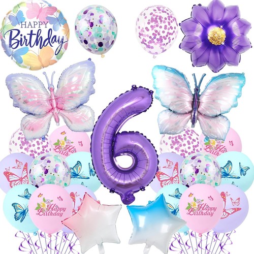 6th purple birthday - 6th,