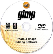 GIMP Photo Editor 2025 on CD Disc Premium Professional Image Editing Software