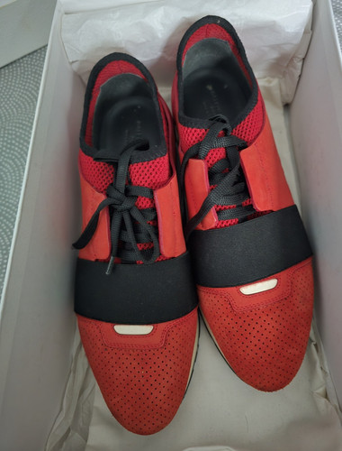 Womens red black - low, top