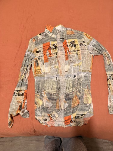 John galliano linen shirt - galliano,