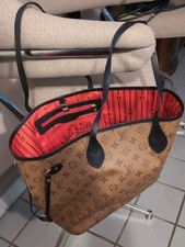 Louis Vuitton Neverfull GM Tote brown  Canvas Damier Azur