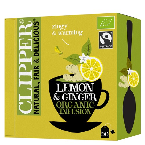 Clipper organic lemon and - organic,