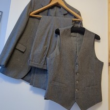 Vintage Fenton 3 Piece Grey