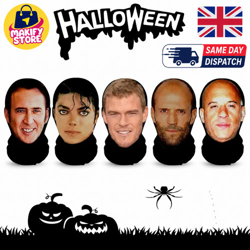 One size mask printed - mask, full