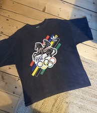 Rare Vintage Adidas 80s Tee 1956 Stockholm / Helsinki Olympics. Size Large