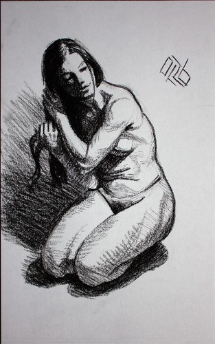 Original female charcoal - original,