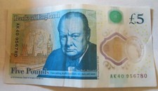 £5 Note AK40
