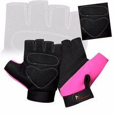 Ladies Gel Gloves Fitness Gym Wear Weight Lifting Workout Training Cycling New