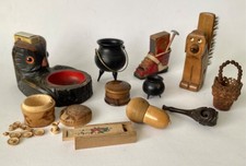 Job lot treen items - lot,