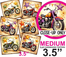 Vintage Motorbike Card Toppers