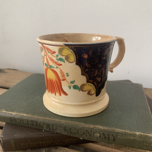 Staffordshire mug antique hand - staffordshire,
