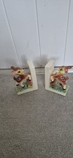 Vintage Rabbit Book Ends