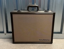 Sony Betamax Vintage Hardshell Metal Briefcase Carry Case For SL-F1E & TT-F1E