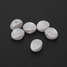 6 Pcs White Pearl Guitar