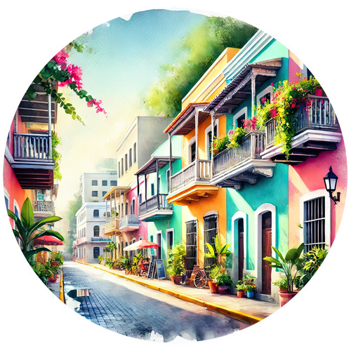 Wall decal sticker puerto - wall, rico