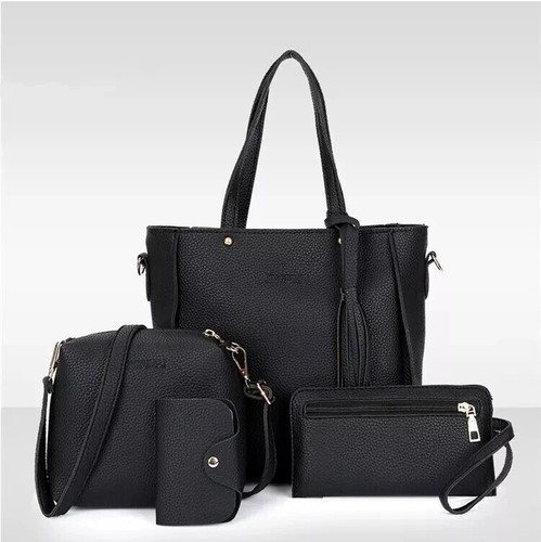 4pcs ladies faux - faux, tote