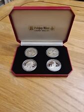 Pobjoy Mint Preseve Planet Earth Dinosaur 4 Coin Set Crown Collection Proof
