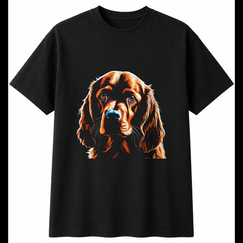 Detailed sussex spaniel torn - detailed,