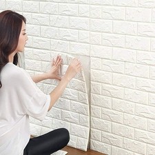 10Pcs 3D Wall Panels Self
