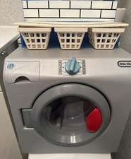 Little Tikes Kid's Toy Washing Machine With Sounds Pretend Play in VGC