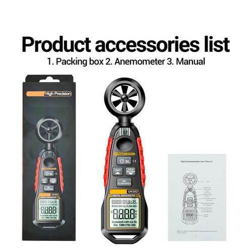 Gn302 portable anemometer - gn302,